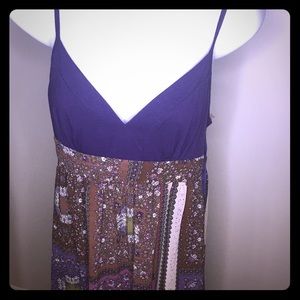 Forever 21 Tank Top Bohemian Long Dress